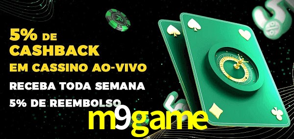 Promoções do cassino ao Vivo m9game